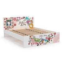 HelloKitty酷漫居儿童家具KT春之樱1米5双人床