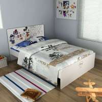 迪士尼酷漫居儿童家具米奇男公爵1米5双人床