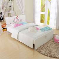 迪士尼酷漫居儿童家具公主俏佳人1米5双人床
