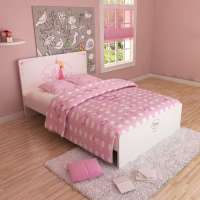 迪士尼酷漫居儿童家具公主游仙境1米5双人床