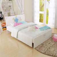 迪士尼酷漫居儿童家具公主童画梦1米5双人床