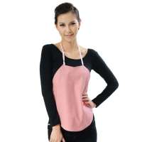 乐孕双面防辐射肚兜/纯棉里层ly13001均码粉红色