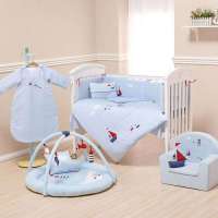 好孩子床品蓝色海洋主题床品九件套FZ801-J119