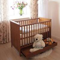 斯塔瑞-奥斯汀多功能高档橡木婴儿床