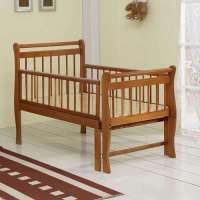 小硕士实木婴儿床儿童床少年床可加长送床板蚊帐SK-151S