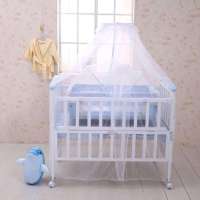 小硕士婴儿床实木环保无漆儿童床送摇床蚊帐SK-396C