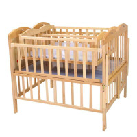 小硕士双胞胎婴儿床实木儿童床游戏床送摇床蚊帐SK-888