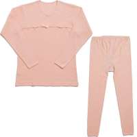 添香哺乳衣纯棉月子服秋冬银离子抗菌孕妇睡衣裤套装喂奶衣15562浅杏XL