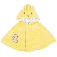 凡爱宝贝婴童暖绒绒小披肩披肩FCBFN2205浅黄色/90