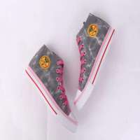 DEESHA笛莎春季新款韩版笛莎公主休闲帆布鞋1340401粉红36