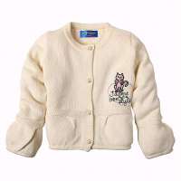 派克兰帝童装女童开衫毛衣LJME105401晶莹白130