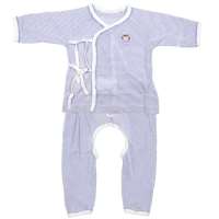 E-baby如意宝贝小猴子竹纤系带和服开档套装婴儿E112901浅紫52
