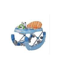 福贝贝BW08婴儿多功能学步车宝宝可变摇摇椅带音乐盘蓝加浅蓝