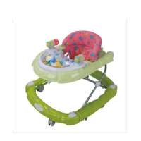 福贝贝BW05豪华婴儿多功能学步车宝宝助步车有音乐盘绿加绿