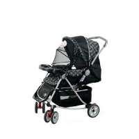 福贝贝C12全蓬婴儿童车可折叠可换向避震可变摇椅可换向可平躺黑白框框