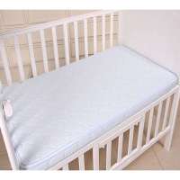 麻博士冬夏两用纯天然黄麻椰棕婴儿床垫透气透水3D立体交织天蓝色120*60*5