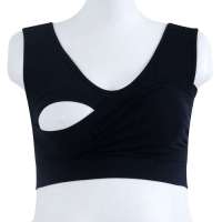 意大利瑞兰森-纯棉纤维5700孕妇哺乳胸罩-支托可掀开式孕妇文胸黑色/XL