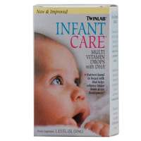 (美国直邮)Twinlab婴儿综合维生素DHA滴剂50ml