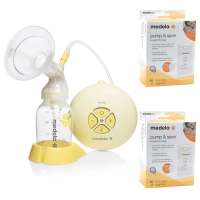 (美国直邮)Medela美德乐丝韵电动吸奶器送母乳储存袋2盒共100片