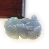 盛世福缘翡翠(A货)聚财貔貅挂件PP0102365642