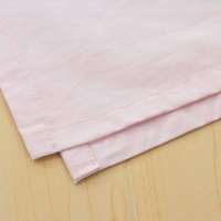 贝贝帕克母与子素色床单粉色