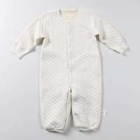 皇家宝贝秋冬新品男女童保暖连身和尚服哈衣爬服27326429浅咖啡/80