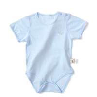 贝贝帕克森林乐园短袖包屁衣蓝色66