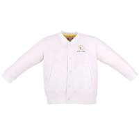 贝贝帕克前开罗纹领男童外套白色66
