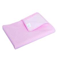 龙之涵100%棉宝宝婴儿床单粉色95*155