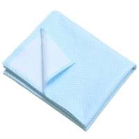 龙之涵100%棉宝宝婴儿床单蓝色95*155