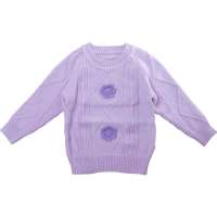 路西米儿圆领套头衫23052紫色90