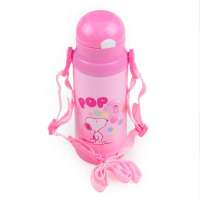 SNOOPY史努比吸管式儿童外挂背带壶T-SP506粉色350