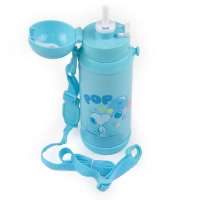 SNOOPY史努比吸管式儿童外挂背带壶T-SP506蓝色350