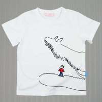 红蜻蜓花园系列短袖T恤52720379白色/140