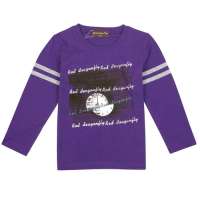 红蜻蜓表白系列圆领T恤52731570紫色/140