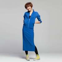 七格格 女装Othermix秋款时尚卫衣套装女潮12Q3301(蓝色/M)