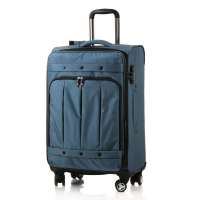 eminent雅士拉杆箱6909孔雀蓝25寸