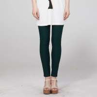 艾夫斯  女士 包臀 显瘦打底裤G21312217001橄榄绿XS