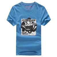 诠渡良品动感超人蜡笔小新时尚印花短袖T恤82193(浅蓝/XXL)