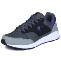乔丹 男款 休闲鞋XM3320306中灰/湖人紫 44