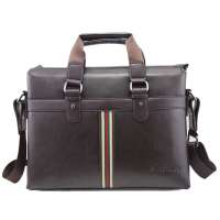 仕墨凡SMPHAN条纹包男单肩包 商务手提包 斜跨包589036-4A