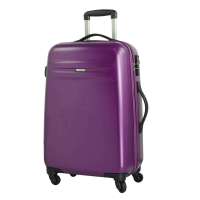 新品雅士磨砂防刮伤河马旅行箱 超轻PC拉杆箱19寸20寸行李箱KD64暗蓝紫