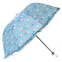 宝丽姿雅致心雨大小圆点混色