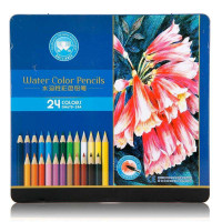 光辉 24色水溶性彩笔(扁铁盒)-678