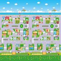 康乐环保儿童垫聚龙乐园-滴滴嘟嘟1900mm*1300mm*11mm