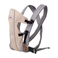 抱抱熊透气型婴儿背带104灰色