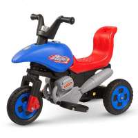 乐的电动车三轮车8012蓝色