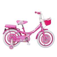 杰力奥儿童自行车音乐16寸深粉色