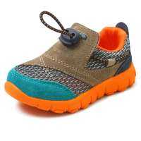 红蜻蜓童鞋宝宝鞋2013春季新款松紧带运动鞋511Y31S111卡其色22