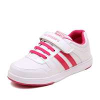 红蜻蜓童鞋女童中童2013春季新儿童时尚板鞋运动鞋512Z31S826白色34